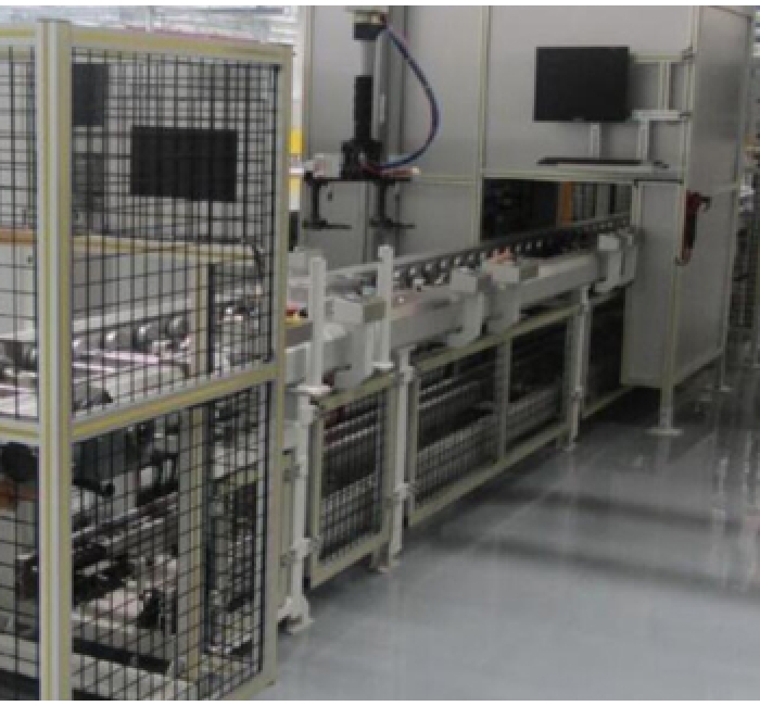 電芯自動(dòng)上料、貼標(biāo)